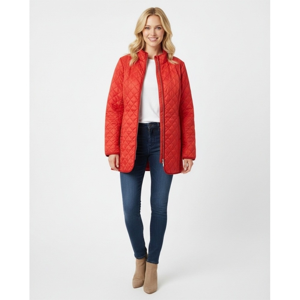 Paul & Shark Women's Red Quilted Nylon - Size: Large